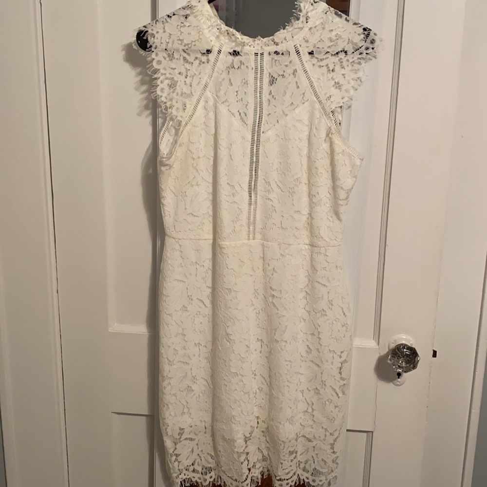 White Lace Boutique Short Length Dress